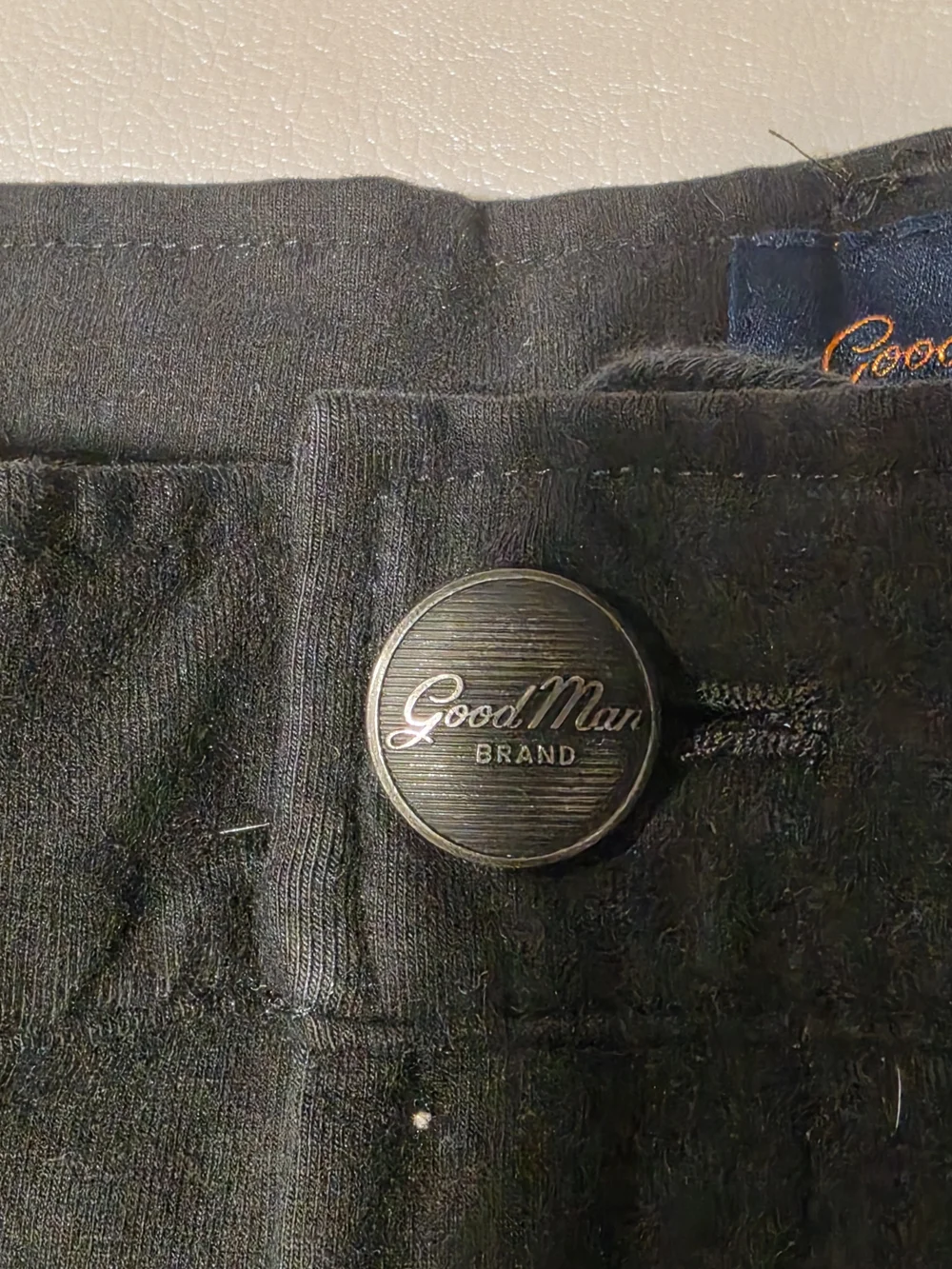 Good Man Brand Black Cotton Blend Forward 5-Pocket Flex Pro Jersey Pant Large
